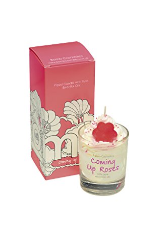 Bomb Cosmetics Piped Glass Candle - Coming Up Roses von Bomb Cosmetics