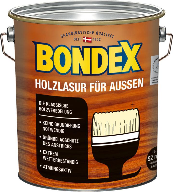 Bondex Holzlasur für Außen Eiche 4,00 l - 329642 von Bondex