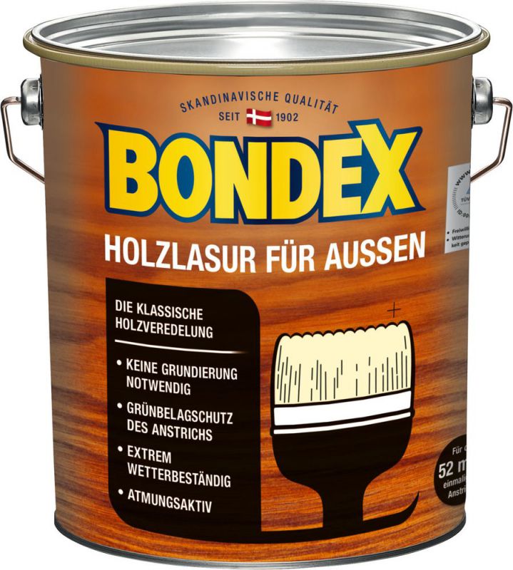 Bondex Holzlasur für Außen Oregon Pine/Honig 4,00 l - 329648 von Bondex