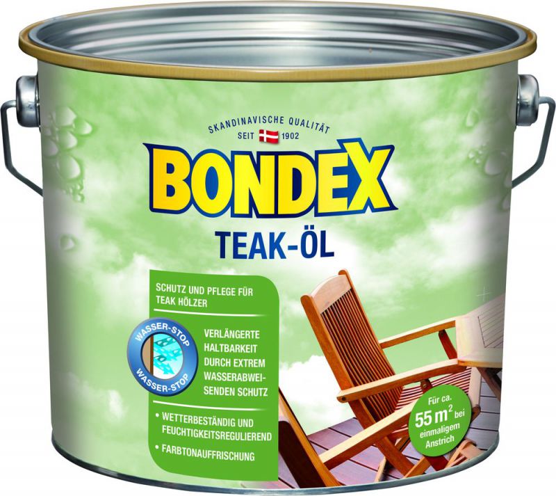 Bondex Teak-Öl Farblos 2,50 l - 330061 von Bondex