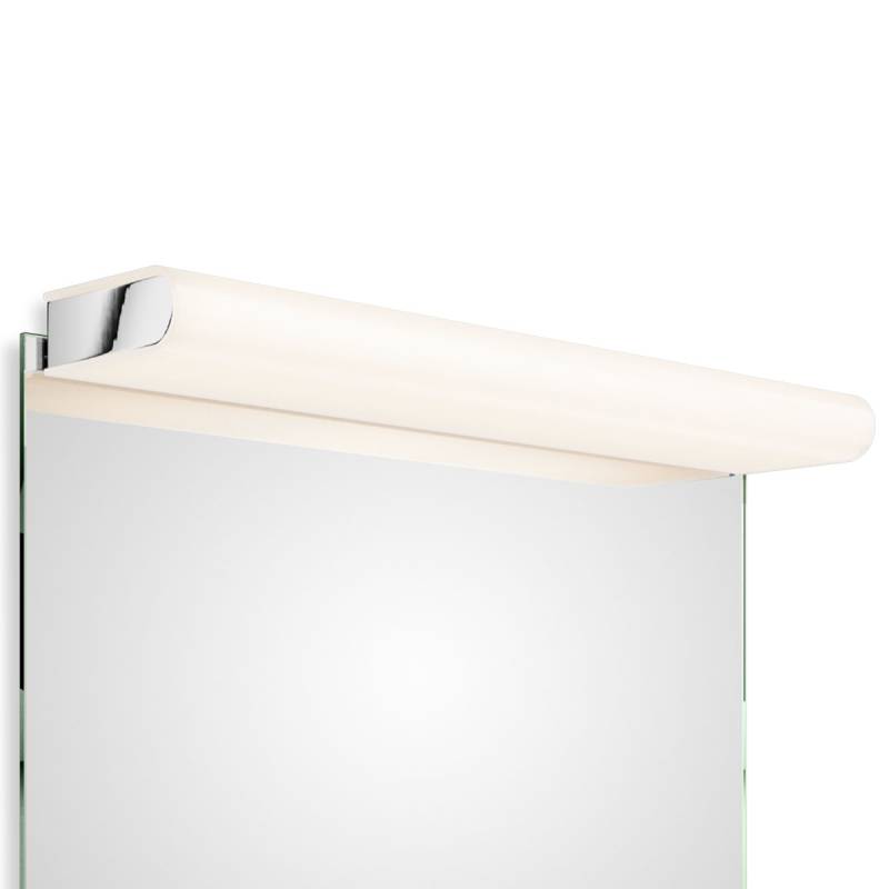 Book 1-60 LED Spiegel Aufsteckleuchte Bad, Chrom, B: 58 cm