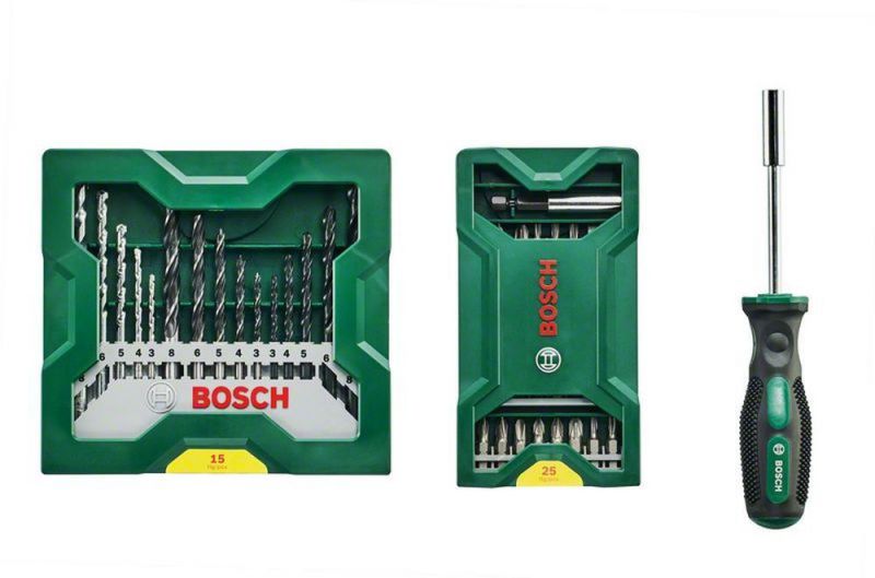 Bosch 25+15+1 Mini-X-Line Sets plus Griff 2607017655 von BOSCH-Zubehör