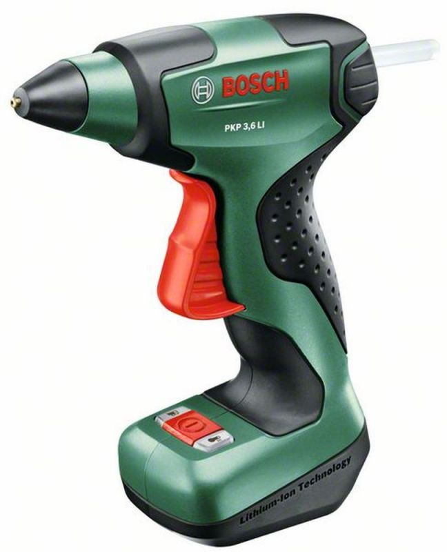 Bosch Akku-Heißklebepistole PKP 3.6 LI 0603264600 von BOSCH grün