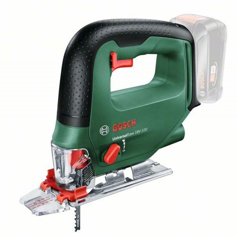 Bosch Akku-Stichsäge UniversalSaw 18V-100 0603011100 von BOSCH grün