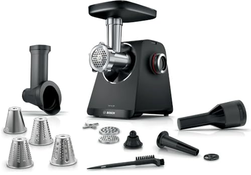 Bosch MFWS440B Serie 4 Fleischwolf MultiPower Series 4 1900 W Schwarz
