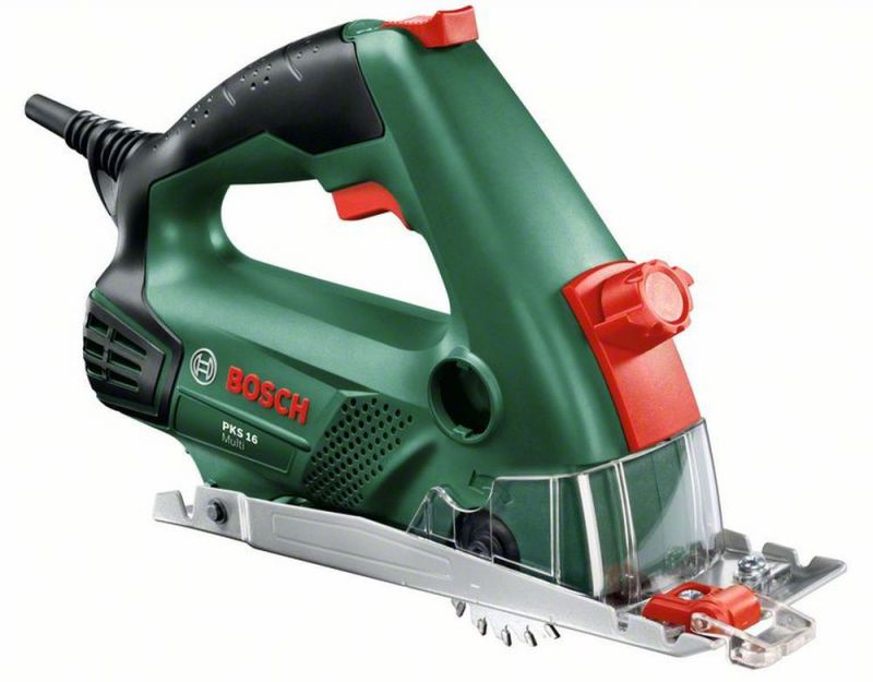 Bosch Mini-Handkreissäge PKS 16 Multi 06033B3000 von BOSCH grün