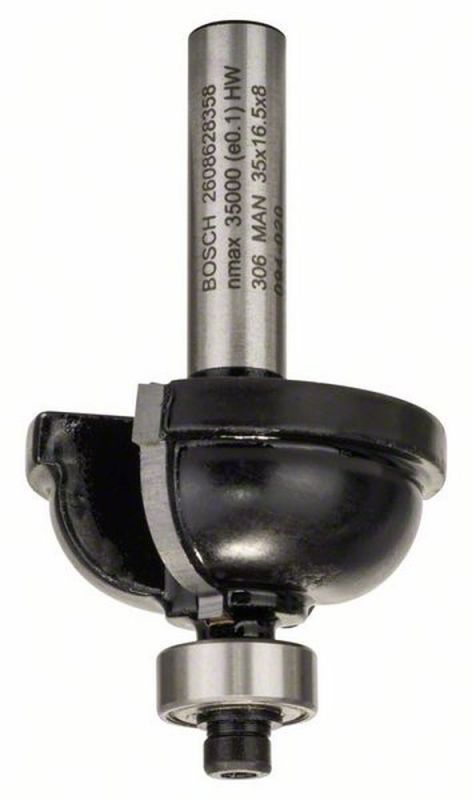 Bosch Profilfräser F, 8 mm, R1 9,5 mm, D 35 mm, L 16,2 mm, G 59 mm 2608628358 von BOSCH-Zubehör