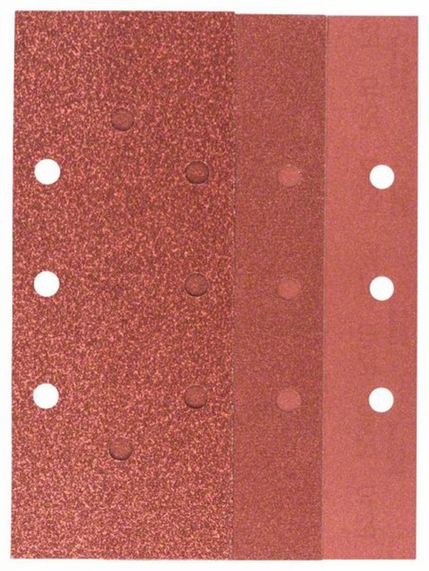 Bosch Schleifblatt-Set für Schwingschleifer, 25-teilig, 8 Löcher, 93 x 230 mm, 60-240 2607019501 von BOSCH-Zubehör