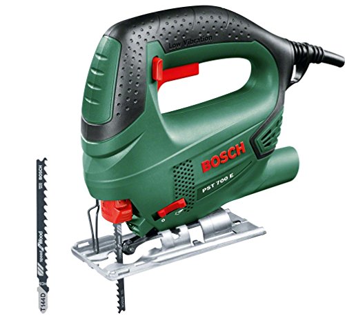 Bosch Stichsäge PST 700 E mit 10 tlg. Stichsägeblatt-Set für Holz und Metall von Bosch Home and Garden