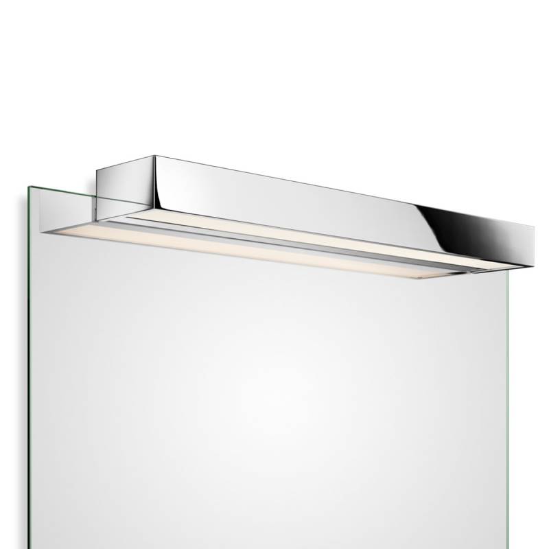 Box 1-60 N LED Spiegel Aufsteckleuchte Bad, Chrom, B: 60 cm, Extra-Warmweiß 2700K