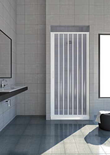Falttür für Dusche 100 cm x H 185 cm von ROLLPLAST