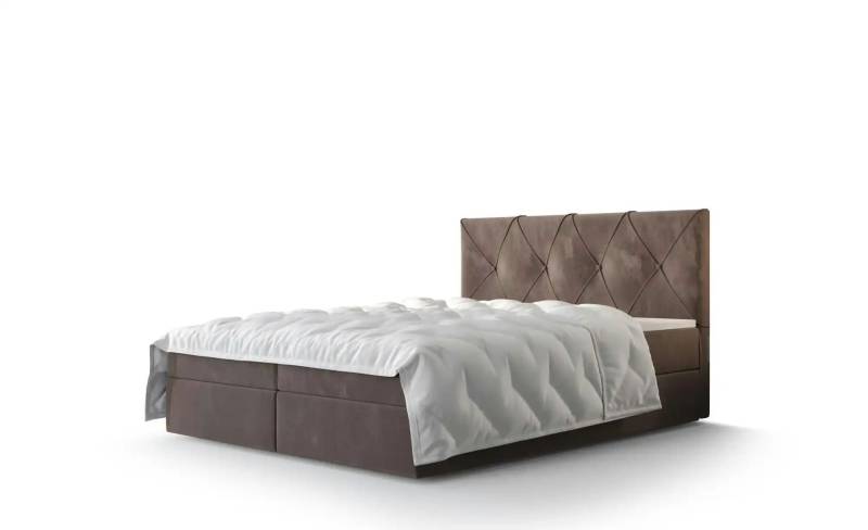 Boxbett   ¦ braun ¦ Maße (cm): B: 140 H: 102 Betten > Boxspringbetten - Möbel Kraft