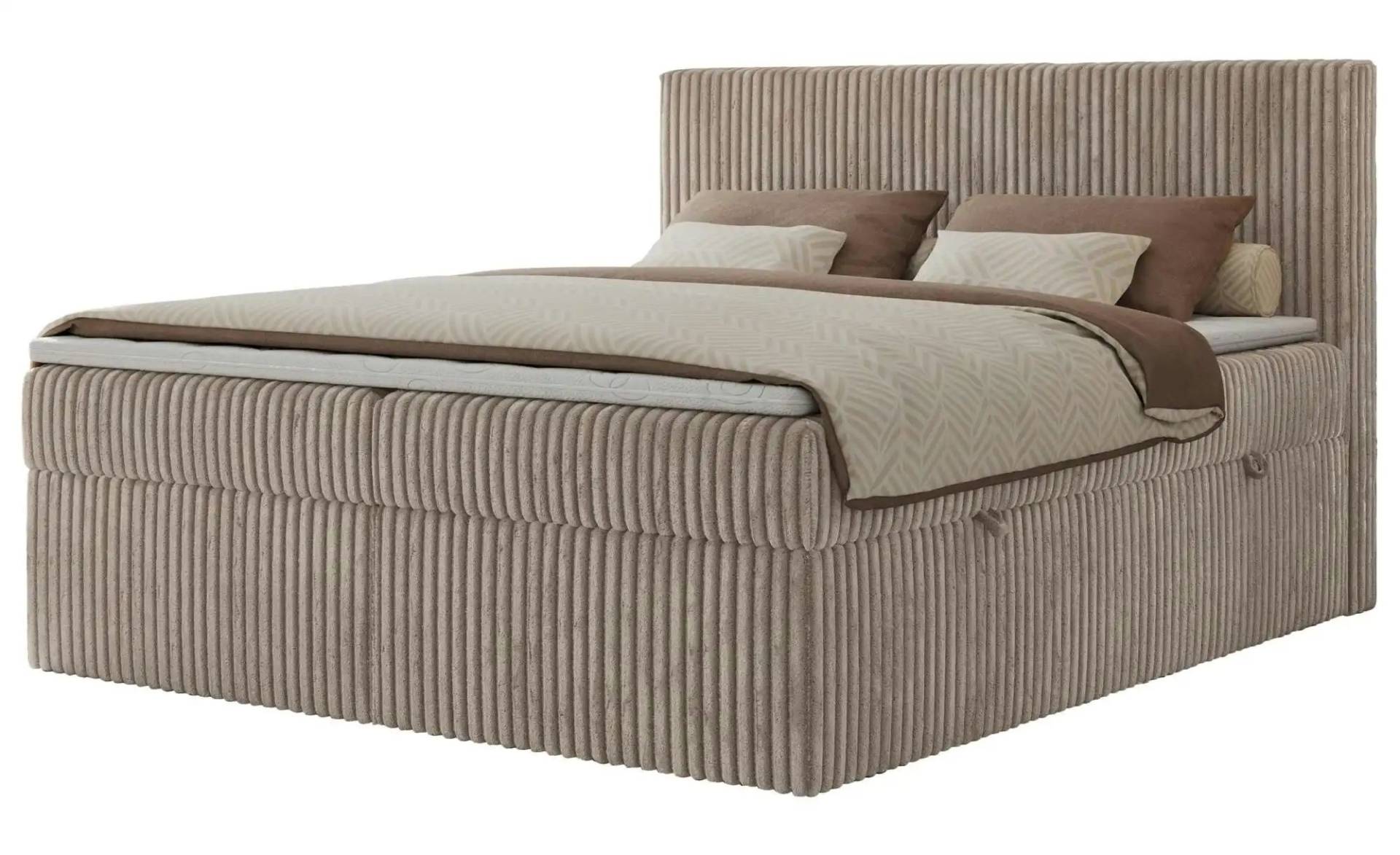 Boxbett mit Bettkasten Tiliano ¦ braun ¦ Maße (cm): B: 144 H: 119 Betten > Komfortbetten - Höffner