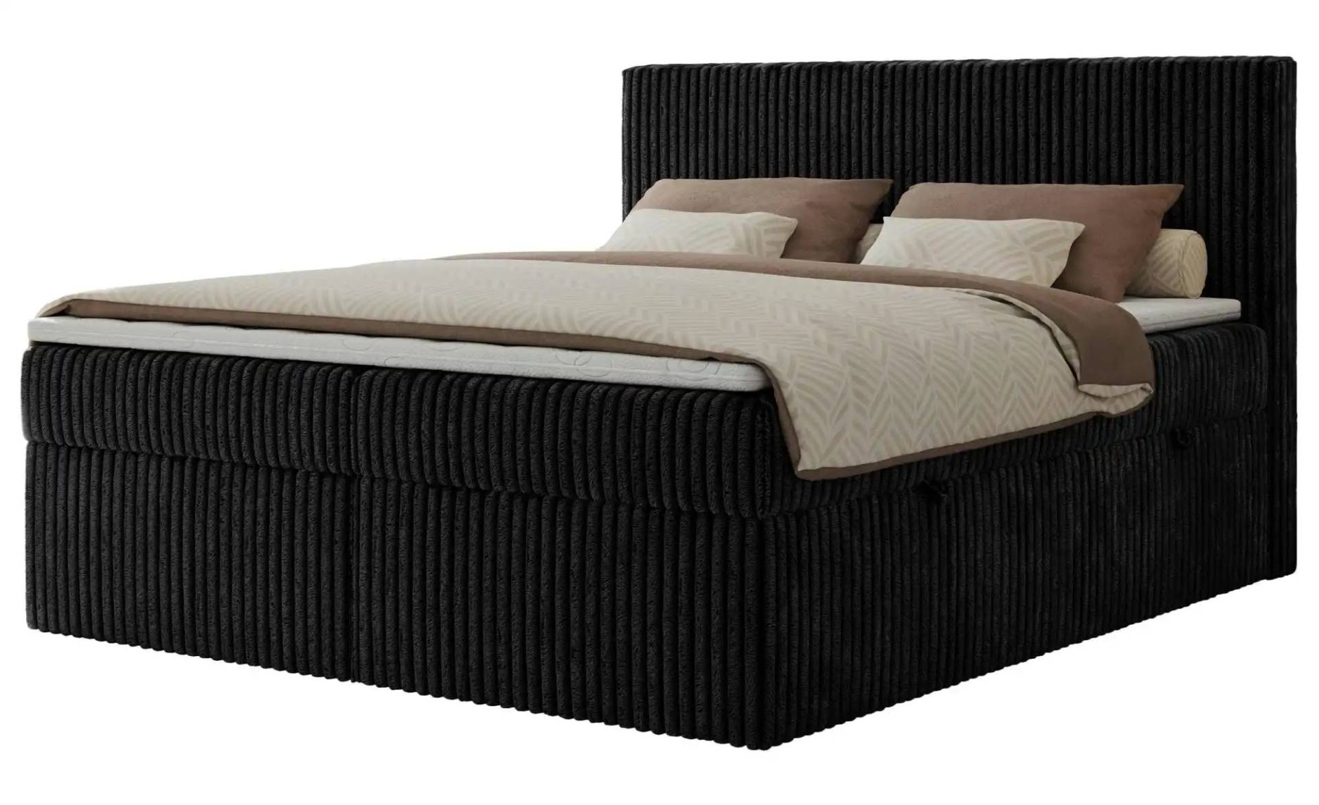 Boxbett mit Bettkasten Tiliano ¦ schwarz ¦ Maße (cm): B: 164 H: 119 Betten > Komfortbetten - Höffner