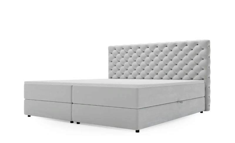 Boxbett mit Stauraum  ¦ grau ¦ Maße (cm): H: 119 Betten > Boxspringbetten - Möbel Kraft