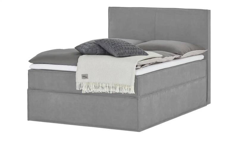Boxi Boxspringbett 140 x 200 cm mit trendigem Keder Boxi Urban ¦ grau ¦ Maße (cm): B: 140 H: 125 Betten > Einzelbetten - Höffner