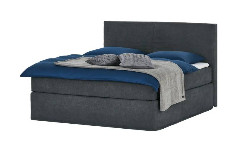 Boxi Boxspringbett 180 x 200 cm  Boxi Classic ¦ grau ¦ Maße (cm): B: 180 H: 125 Betten > Boxspringbetten > Boxspringbetten 180x200 - Höffner