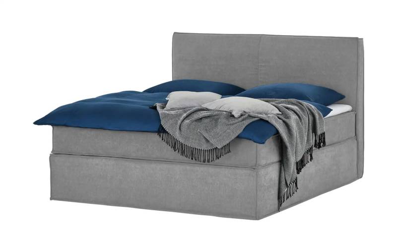 Boxi Boxspringbett 180 x 200 cm mit trendigem Keder Boxi Urban ¦ grau ¦ Maße (cm): B: 180 H: 125 Betten > Boxspringbetten > Boxspringbetten 180x200 - Höffner