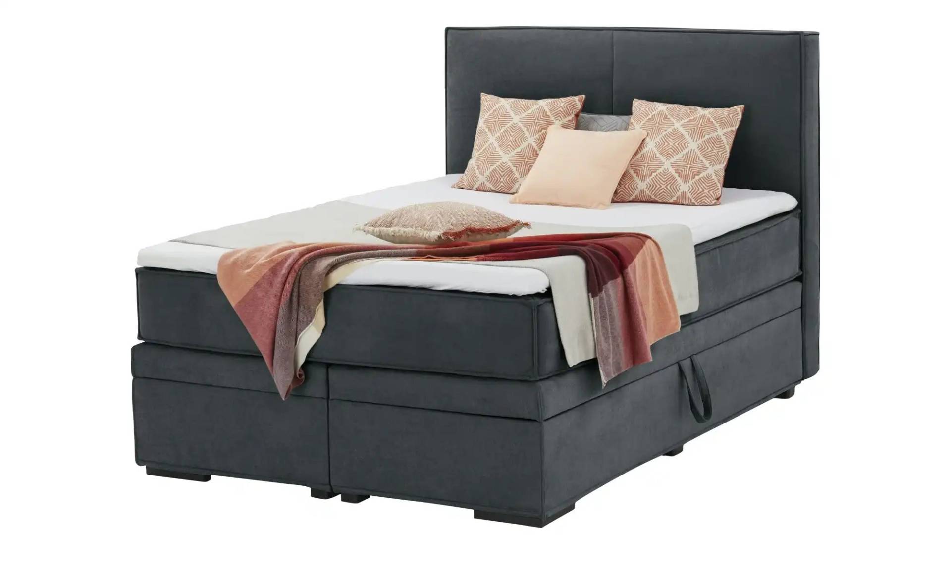 Boxi Boxspringbett mit Bettkasten  ¦ grau ¦ Maße (cm): B: 140 H: 125 Betten > Boxspringbetten - Möbel Kraft