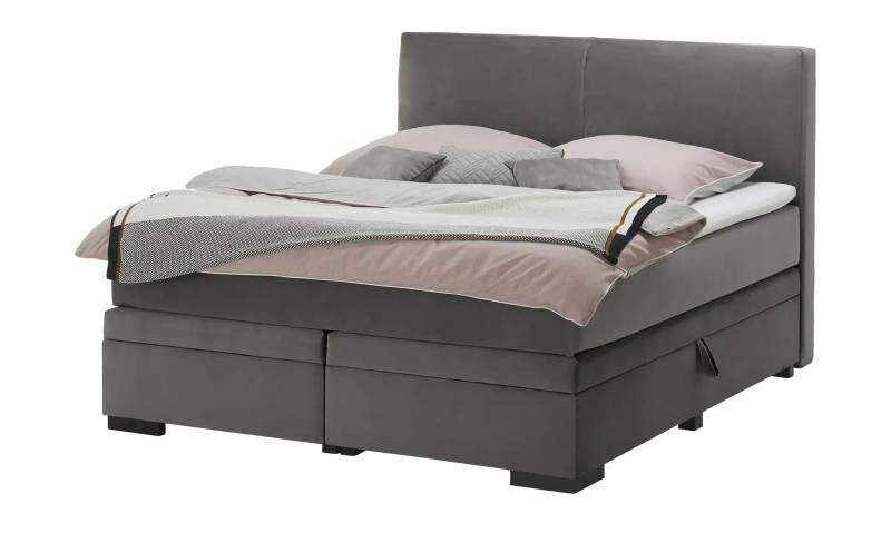 Boxi Boxspringbett mit Bettkasten Boxi Classic ¦ grau ¦ Maße (cm): B: 180 H: 125 Betten > Boxspringbetten > Boxspringbetten 180x200 - Höffner