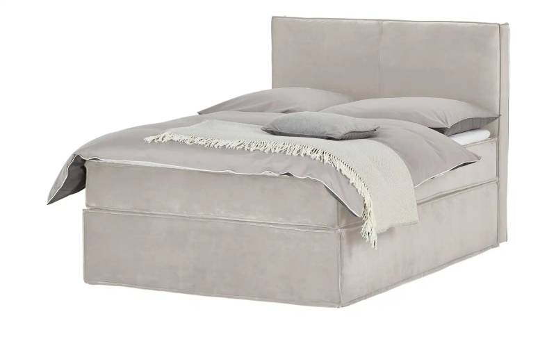 Boxi Boxspringbett mit trendigem Keder Boxi ¦ beige ¦ Maße (cm): B: 140 H: 125 Betten > Einzelbetten - Höffner
