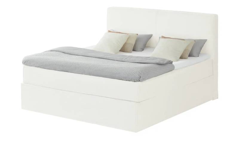 Boxi Boxspringbett mit trendigem Keder Boxi ¦ creme ¦ Maße (cm): B: 180 H: 125 Betten > Boxspringbetten > Boxspringbetten 180x200 - Höffner