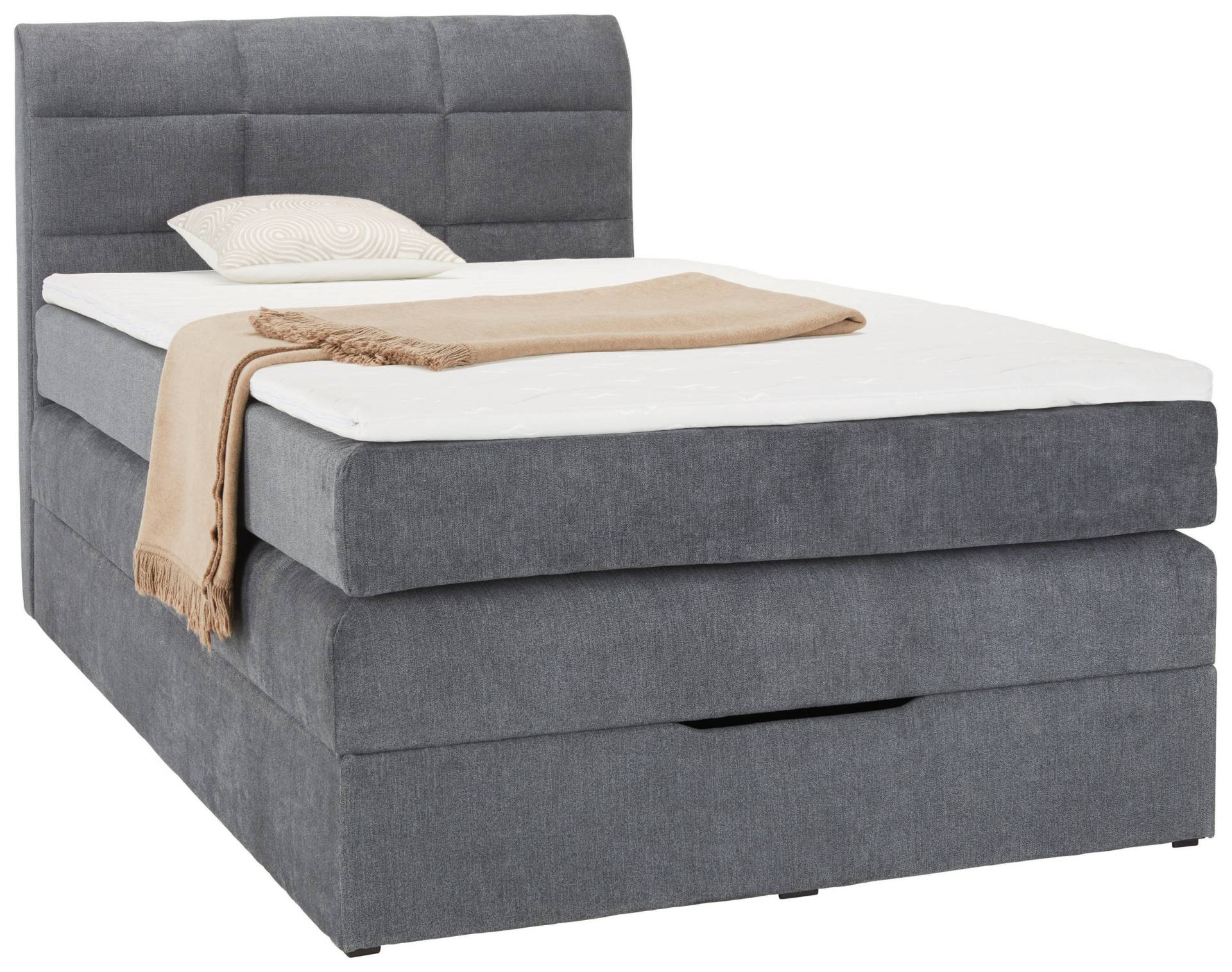 Boxspringbett Runner Grau ca. 120x200cm