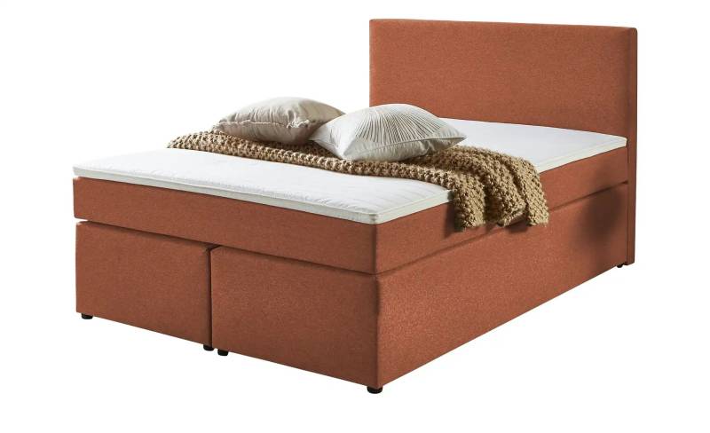 Boxspringbett  Ashbourne ¦ orange ¦ Maße (cm): B: 180 H: 105 Betten > Boxspringbetten > Boxspringbetten 180x200 - Höffner