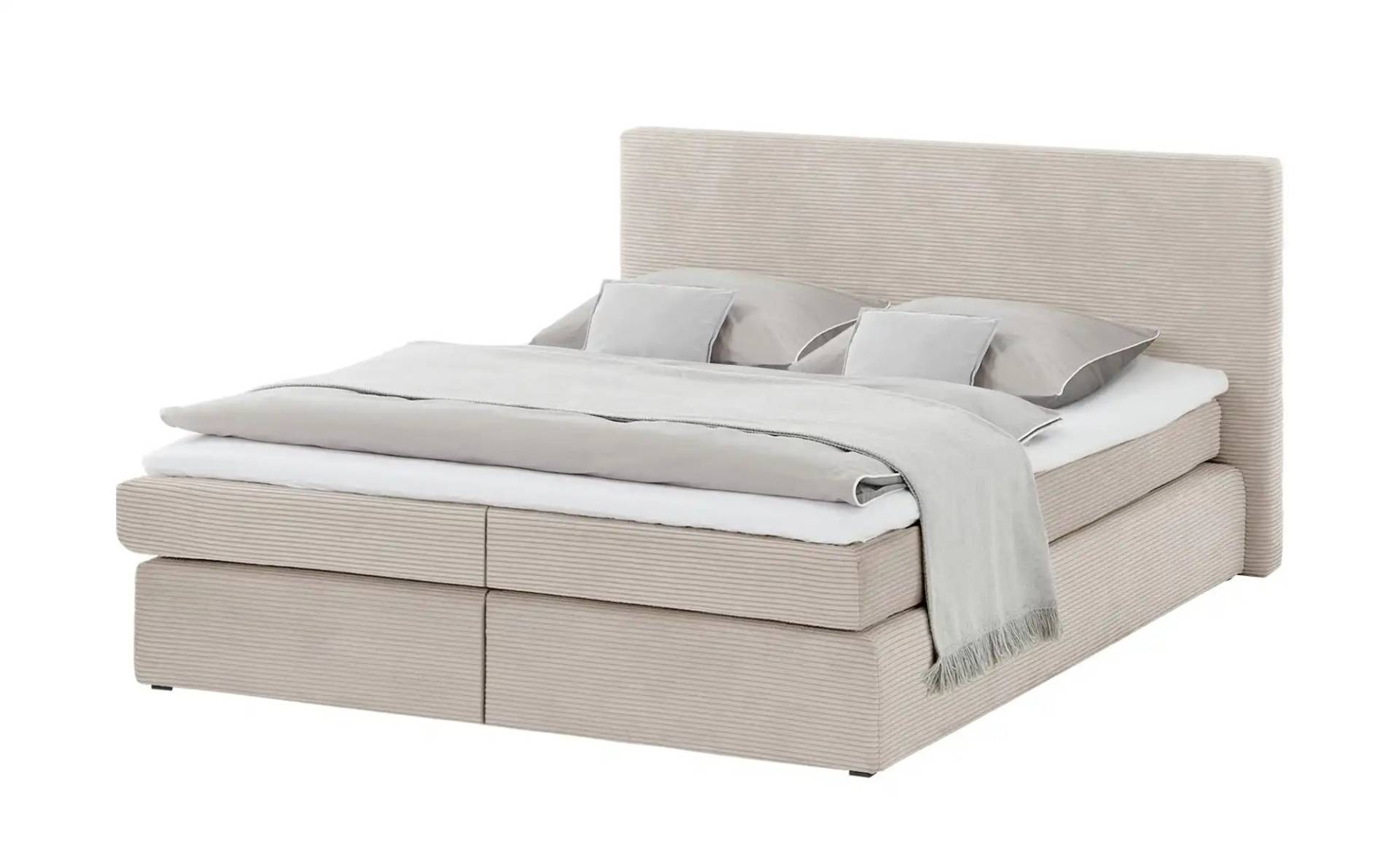 smart Boxspringbett  Basic ¦ creme ¦ Maße (cm): B: 173 H: 97 T: 211 Betten > Boxspringbetten > Boxspringbetten 160x200 - Höffner