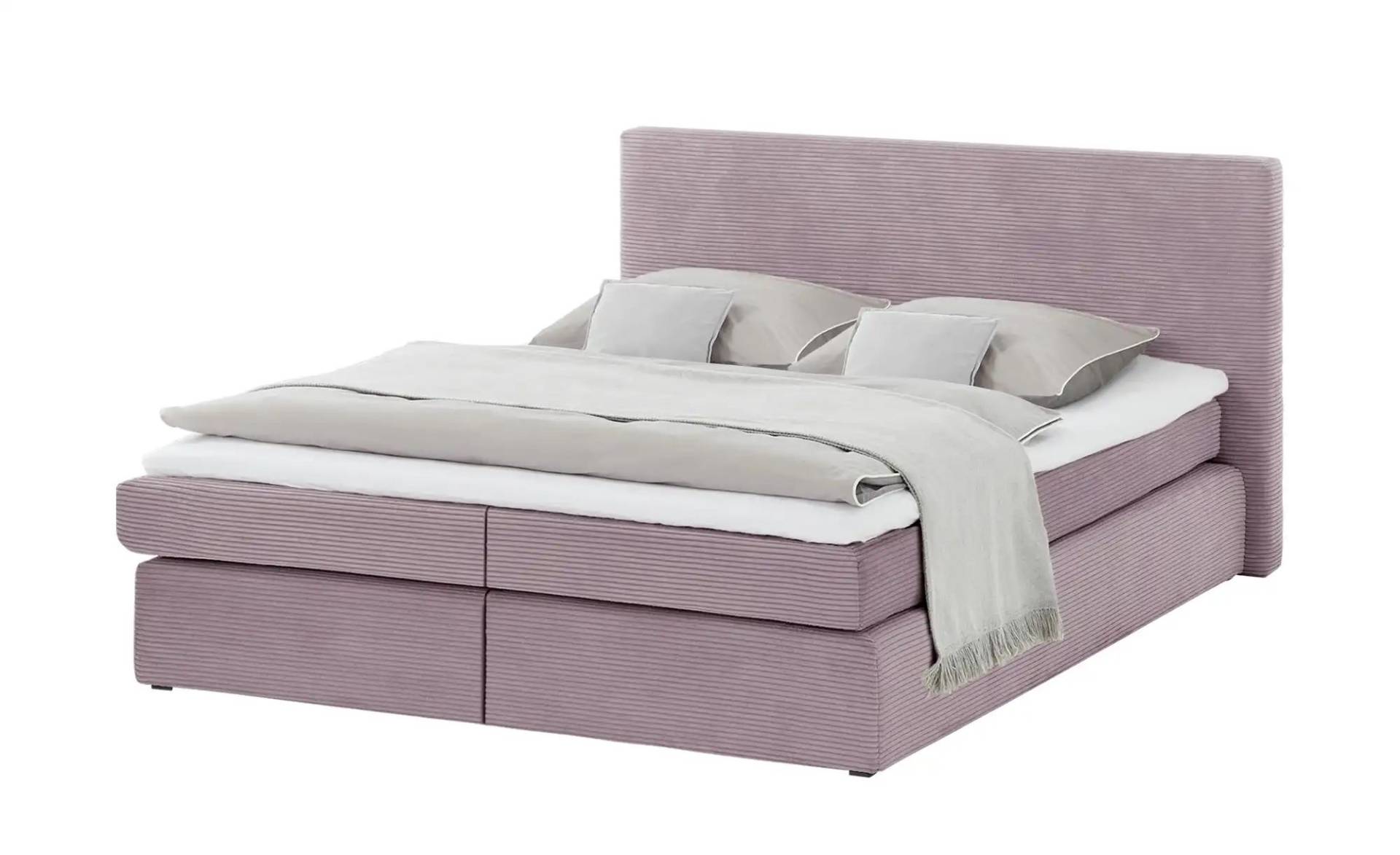 smart Boxspringbett  Basic ¦ rosa/pink ¦ Maße (cm): B: 193 H: 97 T: 211 Betten > Boxspringbetten - Möbel Kraft