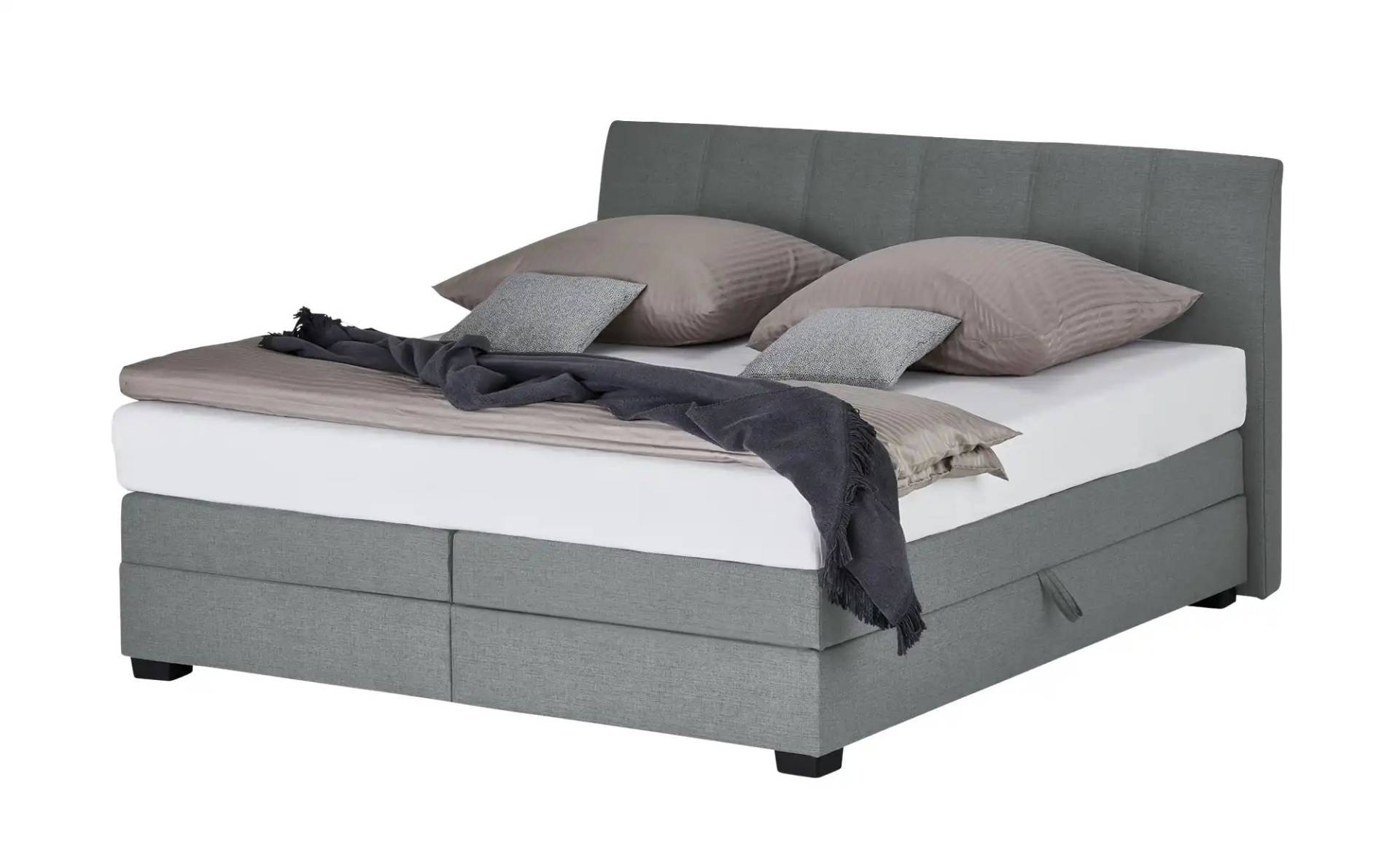 vanDoorn Boxspringbett  Chiara ¦ grau ¦ Maße (cm): B: 172 H: 107 Betten > Boxspringbetten > Boxspringbetten 160x200 - Höffner