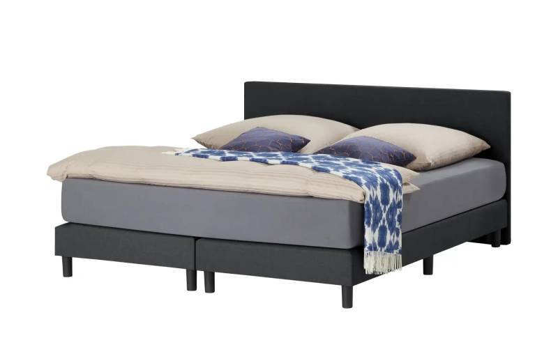 Boxspringbett  Cisano ¦ schwarz ¦ Maße (cm): B: 180 H: 91 Betten > Boxspringbetten > Boxspringbetten 180x200 - Höffner