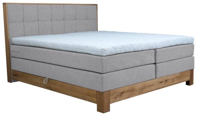 Boxspringbett Cloud Hellgrau ca. 180x200cm