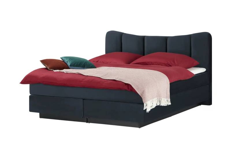 Boxspringbett  Dalur ¦ blau ¦ Maße (cm): B: 200 H: 110 Betten > Boxspringbetten > Boxspringbetten 200x200 - Höffner
