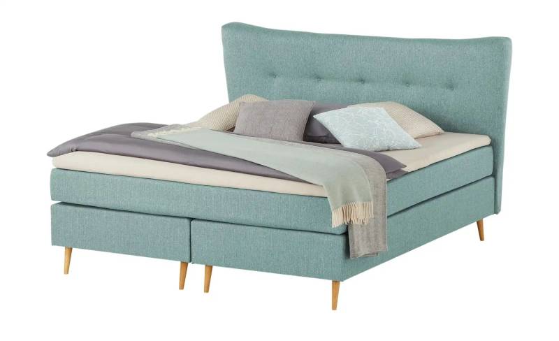 Boxspringbett  Ferill ¦ blau ¦ Maße (cm): B: 177 H: 122 Betten > Boxspringbetten > Boxspringbetten 160x200 - Höffner
