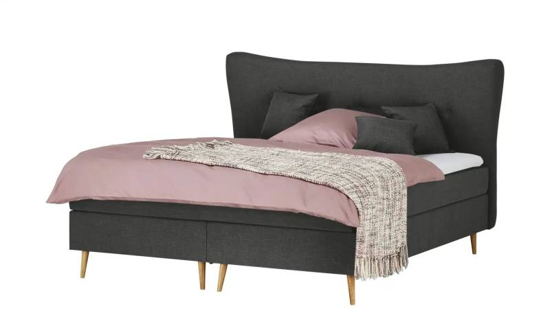 Boxspringbett  Ferill ¦ grau ¦ Maße (cm): B: 177 H: 122 Betten > Boxspringbetten > Boxspringbetten 160x200 - Höffner