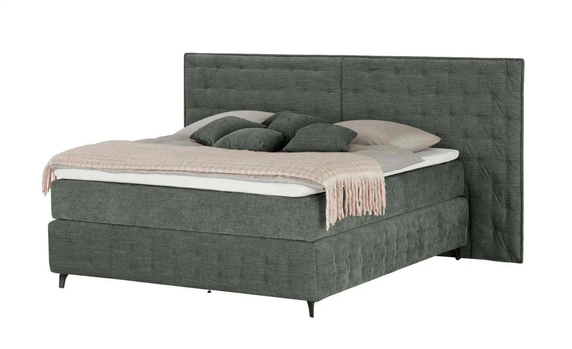 Kings and Queens Boxspringbett  Fjell ¦ grün ¦ Maße (cm): B: 280 H: 130 Betten > Boxspringbetten - Möbel Kraft