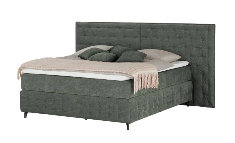 Kings and Queens Boxspringbett  Fjell ¦ grün ¦ Maße (cm): B: 280 H: 130 Betten > Boxspringbetten - Möbel Kraft
