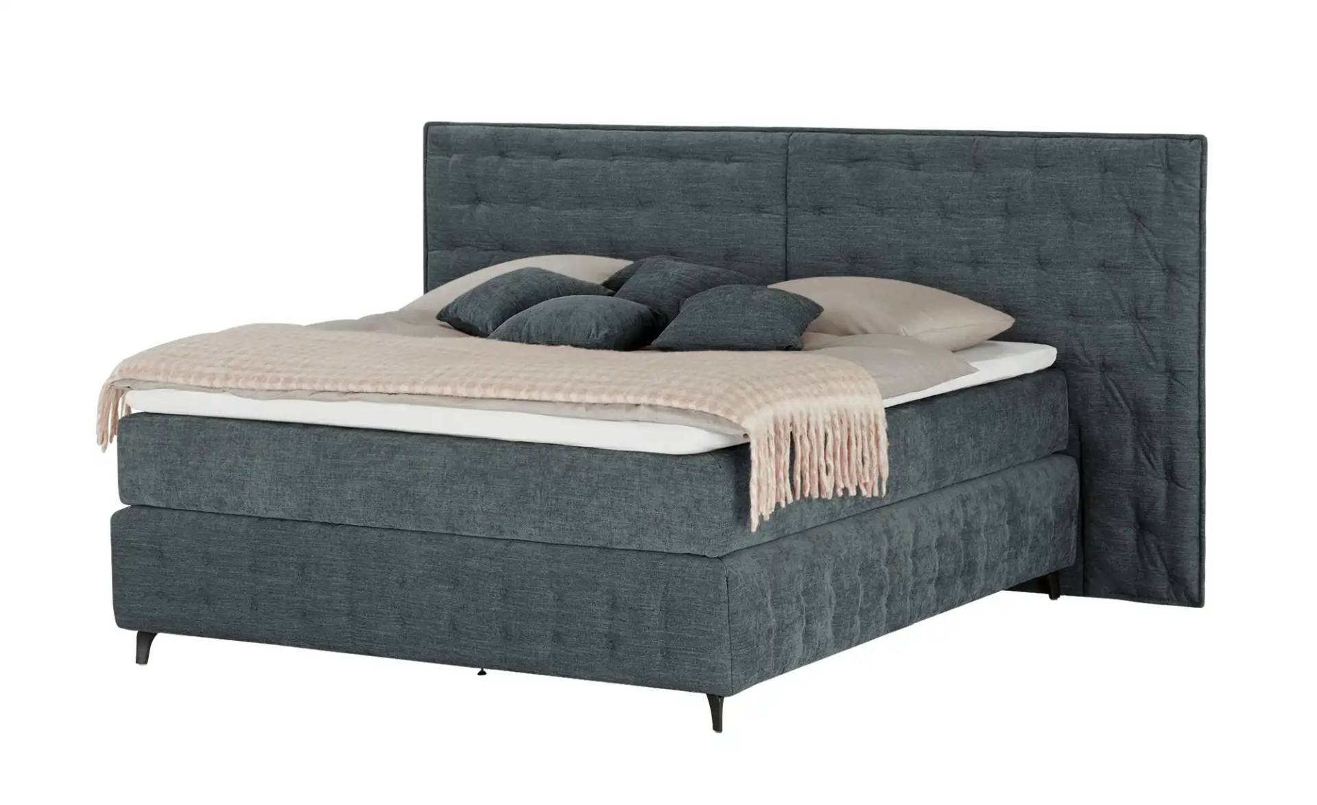 Kings and Queens Boxspringbett  Fjell ¦ türkis/petrol ¦ Maße (cm): B: 280 H: 130 Betten > Boxspringbetten - Möbel Kraft