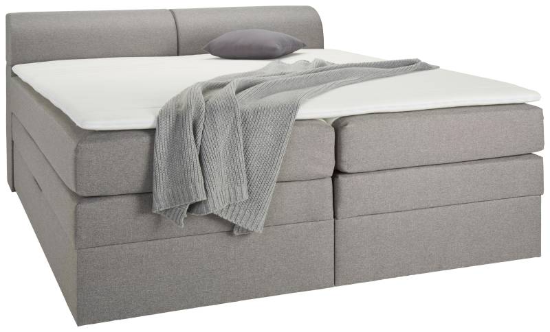 Boxspringbett Flexi 2 in Grau ca. 180x200cm