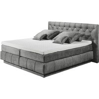 Boxspringbett Frasquito 180 x 200 Grau