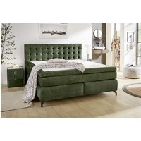 Boxspringbett JESSICA von Jockenhöfer 180x200cm dunkelgrün