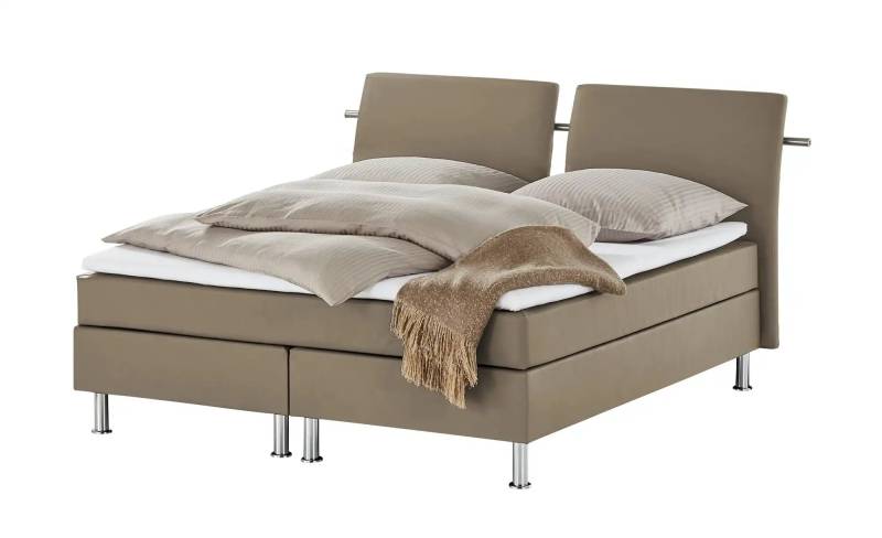 Boxspringbett  Krom ¦ braun ¦ Maße (cm): B: 192 H: 122 Betten > Boxspringbetten > Boxspringbetten 160x200 - Höffner