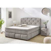 Boxspringbett MILA-MIX von Jockenhöfer 180x200cm grau
