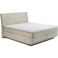 Boxspringbett Mareah 180 x 200 Hellbraun
