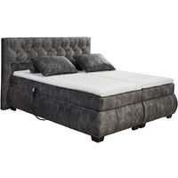 Boxspringbett Merilee 180 x 200 Dunkelgrau