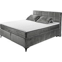 Boxspringbett Nathanael 180 x 200 Grau