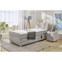 Boxspringbett elektrisch 100x200 Grau PAOLA