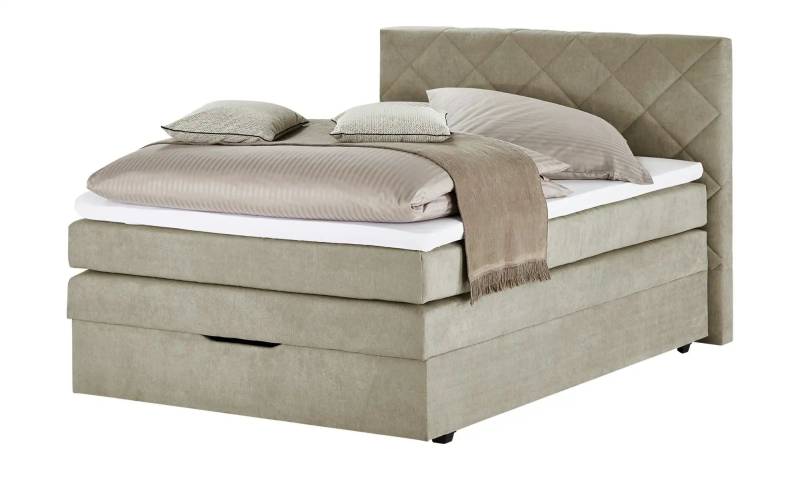 Boxspringbett mit Bettkasten Princess ¦ beige ¦ Maße (cm): B: 132 H: 116 Betten > Einzelbetten - Höffner