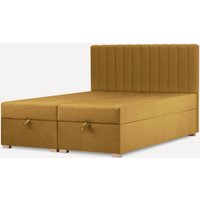 NADUVI Collection | Boxspringbett aus Tinan-Samt mit Relaxfunktion 180 x 200 cm von NADUVI Collection